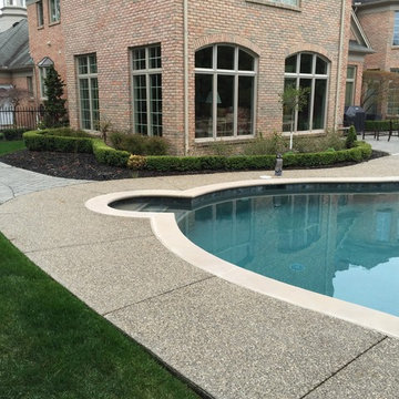 Exposed Aggregate Concrete Sealers, Cleaning, Maintenance, MI