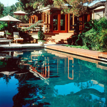 Exterior Cabana and Pool