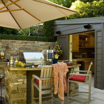 Exterior kitchen and barbecue