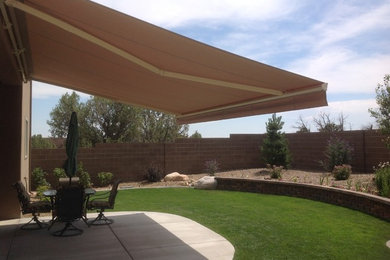 Inspiration for a modern patio remodel in Albuquerque