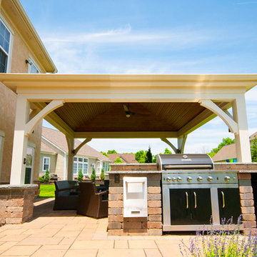 Exterior Pavilion and Stone Patio in Dublin, OH