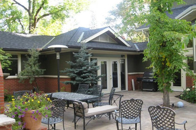 Inspiration for a craftsman patio remodel in Calgary