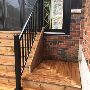Idee per un piccolo patio o portico minimal dietro casa