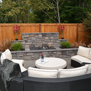 Raised Fire Pit Photos Ideas Houzz, Nassaney Brothers Landscaping