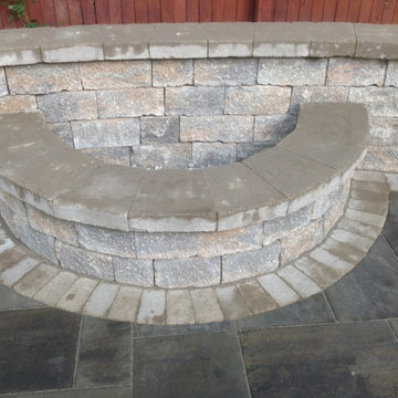 Fire Pit at Wall
