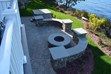 Fire Pit Patio Has It All