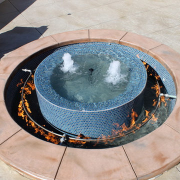 Fire-pit Water fountain