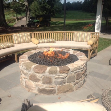 Fire Pit with CROSSFIRE™ Brass Burner