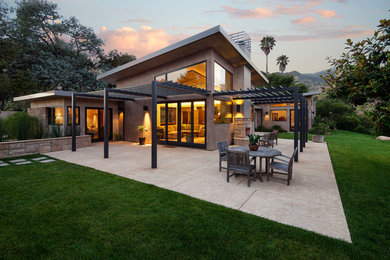 Patio - contemporary patio idea in Santa Barbara