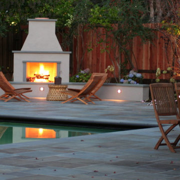 Fireplace & Pool