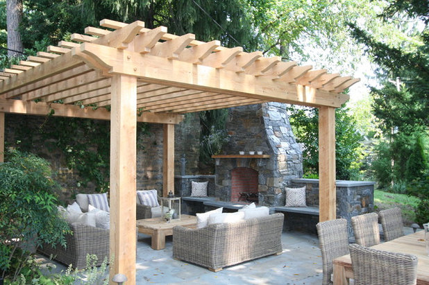 Traditional Patio by The Outerspaces Group