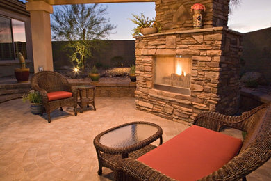 Transitional patio photo in Phoenix