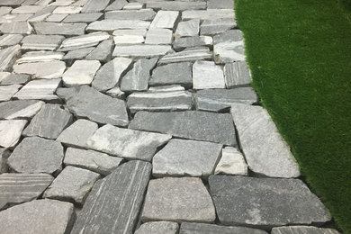 Example of a mountain style patio design in Vancouver