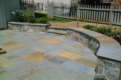 Flagstone Patio and Wall