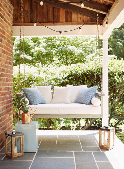 Transitional Patio by Alexis Courtney Photography