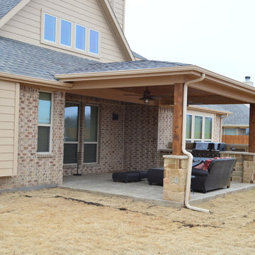 Forney, TX, Custom Covered Patio