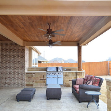 Forney, TX, Custom Covered Patio