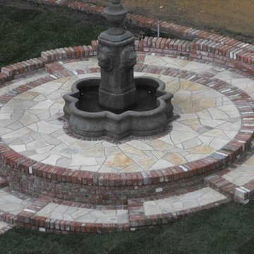 Fountain - Brick and Flagstone