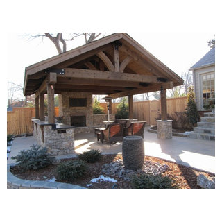 Freestanding outdoor kitchen top