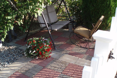 Immagine di un patio o portico tradizionale