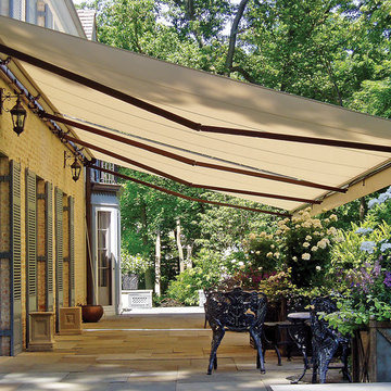G150 Retractable Awning extends the use of this patio