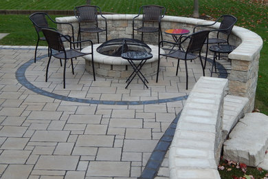 Inspiration for a modern patio remodel in Other