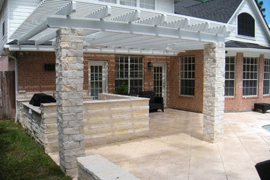 Inspiration for a patio remodel in Houston