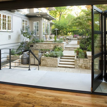 Garage renovated for family play