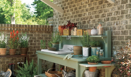 19 Gorgeous Potting Benches to Inspire Your Garden Plans
