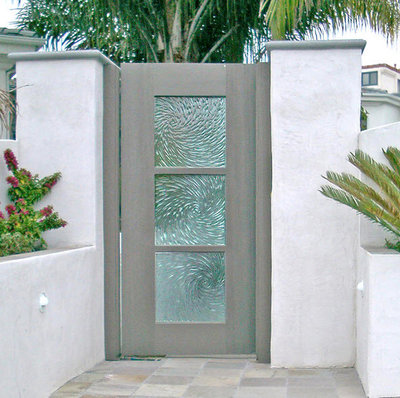 Beach Style Patio by Cast Glass Images Inc.