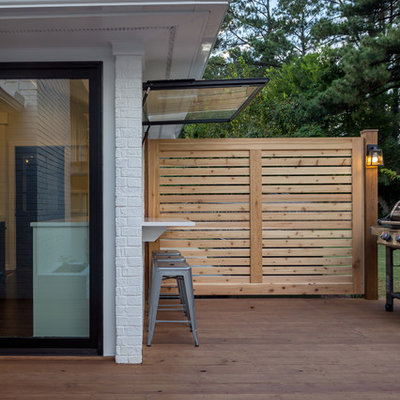 Transitional backyard patio photo in Raleigh