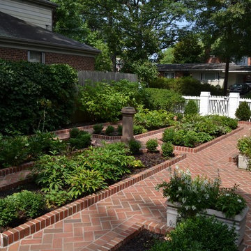 Gorgeous Brick Backyard Garden