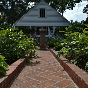 Gorgeous Brick Backyard Garden