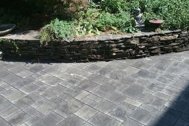 Gorgeous Paver Patio with Stone Wall - Amesbury, MA