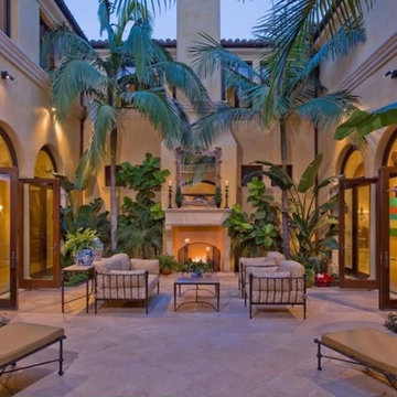 Grand Courtyard Living Room Space