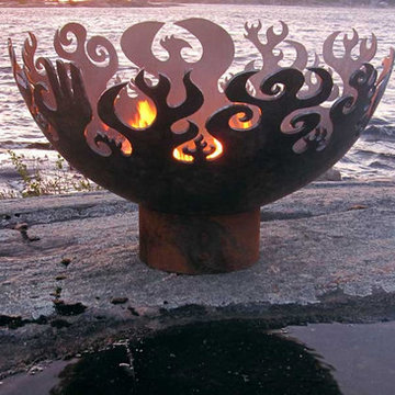 Great Bowl O' Fire 37 inch Sculptural Firebowl