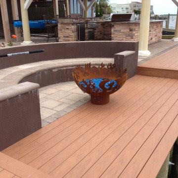 Great Bowl O' Fire 37 inch Sculptural Firebowl™, Bellmore, NY