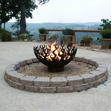 Great Bowl O' Fire 41 inch Sculptural Firebowl™, Norfork, AR