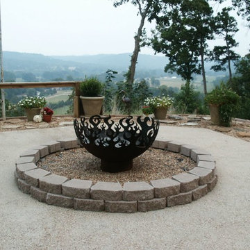 Great Bowl O' Fire 41 inch Sculptural Firebowl™, Norfork, AR