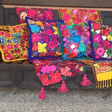 Guatemalan Decorative Pillows and Table Runners