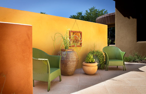 American Southwest Patio by Bianchi Design