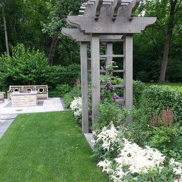 Hamptons Style Pool and Landscape