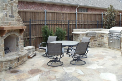 Tuscan patio photo in Dallas