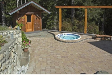 Inspiration for a transitional patio remodel in Vancouver
