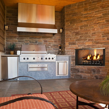 Heat & Glo Villa Gas Fireplace
