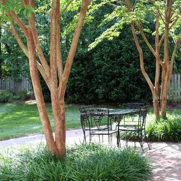 Herringbone Brick Paver patterned Patio http://www.brightboldbeautiful.com/2010/