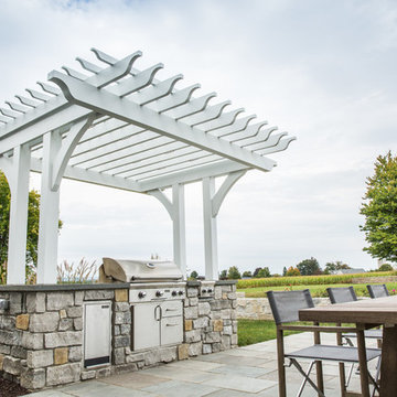 Hershey, PA Outdoor Kitchen and Entertainment Area
