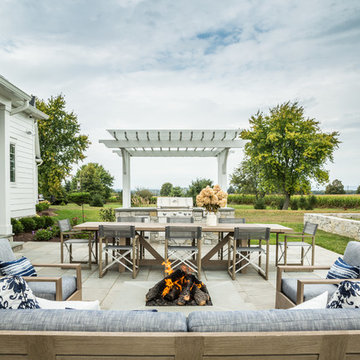 Hershey, PA Outdoor Kitchen and Entertainment Area