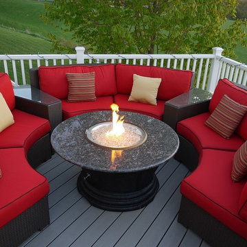 Homeowner's Deck in Germantown, Maryland.