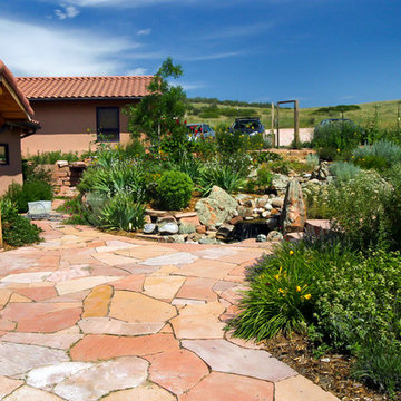 Homestead With Patio and Pathways